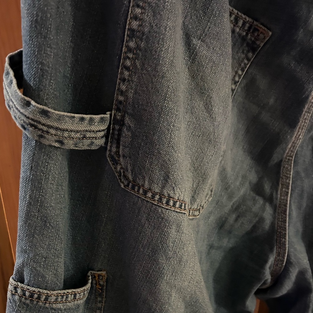 Good American Good Ease Relaxed Utility Jeans NWT Size 20 Plus 34” Inseam tall - Picture 4 of 11